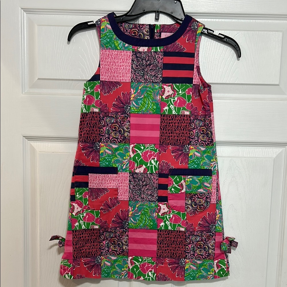Lilly Pulitzer girls size 7 Patchwork Shift Dress